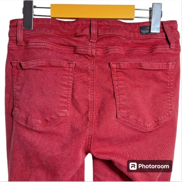 Paige Verdugo Ankle Skinny Jeans in Viking Red Size 29 - Picture 5 of 11